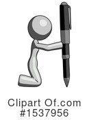 Gray Design Mascot Clipart #1537956 by Leo Blanchette