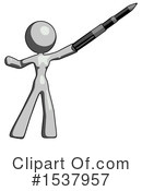 Gray Design Mascot Clipart #1537957 by Leo Blanchette