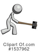 Gray Design Mascot Clipart #1537962 by Leo Blanchette