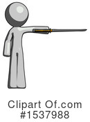 Gray Design Mascot Clipart #1537988 by Leo Blanchette