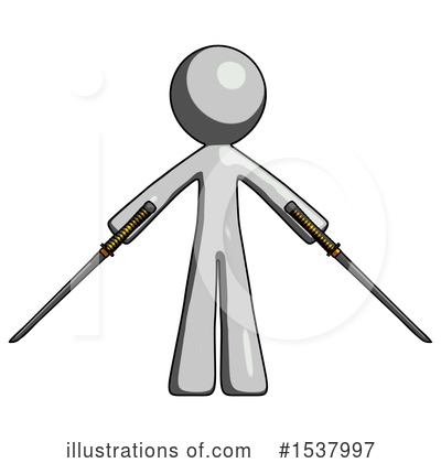 Royalty-Free (RF) Gray Design Mascot Clipart Illustration by Leo Blanchette - Stock Sample #1537997