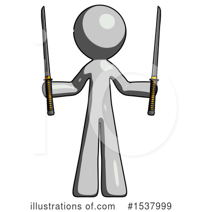 Royalty-Free (RF) Gray Design Mascot Clipart Illustration by Leo Blanchette - Stock Sample #1537999