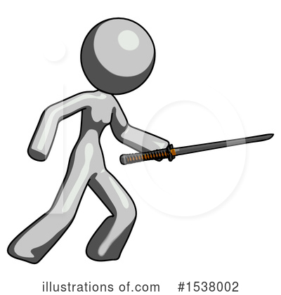Royalty-Free (RF) Gray Design Mascot Clipart Illustration by Leo Blanchette - Stock Sample #1538002