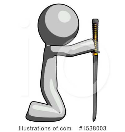 Royalty-Free (RF) Gray Design Mascot Clipart Illustration by Leo Blanchette - Stock Sample #1538003