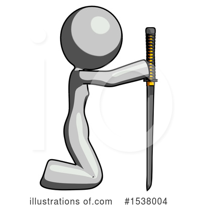 Royalty-Free (RF) Gray Design Mascot Clipart Illustration by Leo Blanchette - Stock Sample #1538004