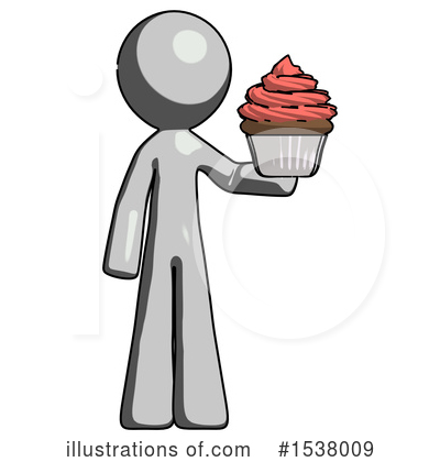 Royalty-Free (RF) Gray Design Mascot Clipart Illustration by Leo Blanchette - Stock Sample #1538009