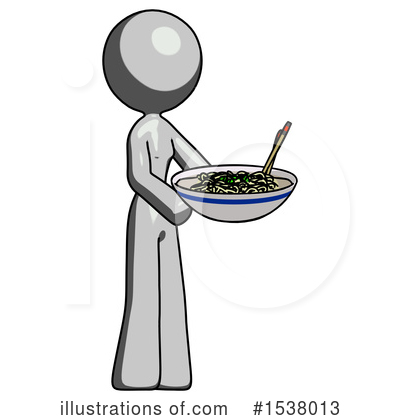 Royalty-Free (RF) Gray Design Mascot Clipart Illustration by Leo Blanchette - Stock Sample #1538013
