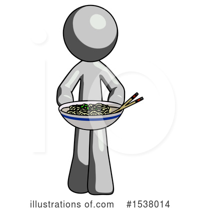 Royalty-Free (RF) Gray Design Mascot Clipart Illustration by Leo Blanchette - Stock Sample #1538014