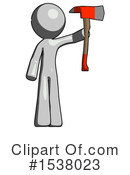 Gray Design Mascot Clipart #1538023 by Leo Blanchette