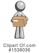 Gray Design Mascot Clipart #1538036 by Leo Blanchette