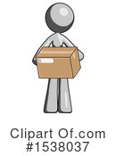 Gray Design Mascot Clipart #1538037 by Leo Blanchette