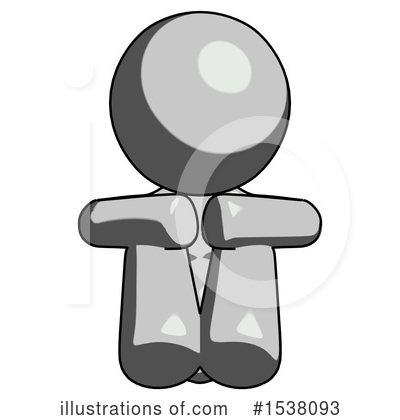 Royalty-Free (RF) Gray Design Mascot Clipart Illustration by Leo Blanchette - Stock Sample #1538093