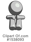 Gray Design Mascot Clipart #1538093 by Leo Blanchette