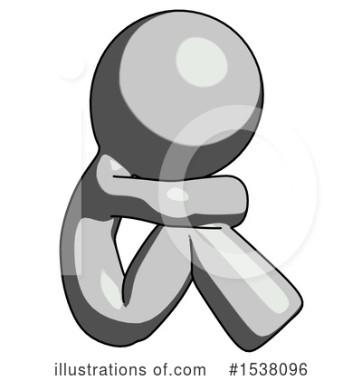 Royalty-Free (RF) Gray Design Mascot Clipart Illustration by Leo Blanchette - Stock Sample #1538096