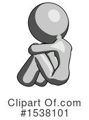 Gray Design Mascot Clipart #1538101 by Leo Blanchette