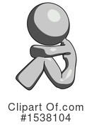 Gray Design Mascot Clipart #1538104 by Leo Blanchette