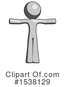 Gray Design Mascot Clipart #1538129 by Leo Blanchette