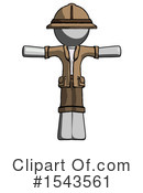 Gray Design Mascot Clipart #1543561 by Leo Blanchette