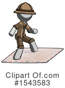 Gray Design Mascot Clipart #1543583 by Leo Blanchette