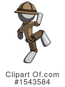 Gray Design Mascot Clipart #1543584 by Leo Blanchette