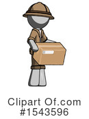 Gray Design Mascot Clipart #1543596 by Leo Blanchette