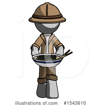 Royalty-Free (RF) Gray Design Mascot Clipart Illustration by Leo Blanchette - Stock Sample #1543610