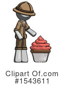 Gray Design Mascot Clipart #1543611 by Leo Blanchette