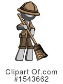 Gray Design Mascot Clipart #1543662 by Leo Blanchette