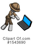Gray Design Mascot Clipart #1543690 by Leo Blanchette