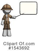 Gray Design Mascot Clipart #1543692 by Leo Blanchette