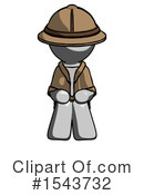 Gray Design Mascot Clipart #1543732 by Leo Blanchette