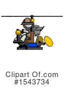 Gray Design Mascot Clipart #1543734 by Leo Blanchette