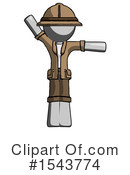 Gray Design Mascot Clipart #1543774 by Leo Blanchette
