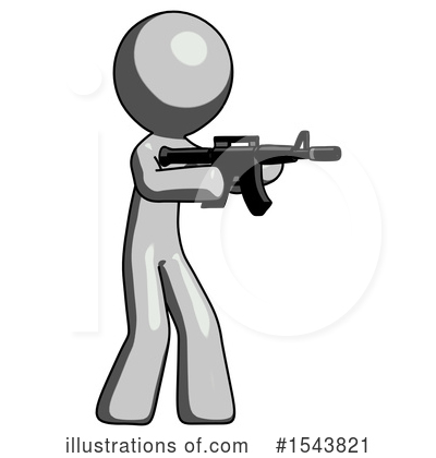 Royalty-Free (RF) Gray Design Mascot Clipart Illustration by Leo Blanchette - Stock Sample #1543821