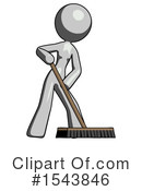 Gray Design Mascot Clipart #1543846 by Leo Blanchette