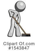 Gray Design Mascot Clipart #1543847 by Leo Blanchette