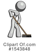 Gray Design Mascot Clipart #1543848 by Leo Blanchette