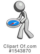 Gray Design Mascot Clipart #1543870 by Leo Blanchette