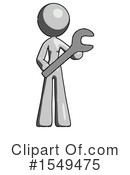 Gray Design Mascot Clipart #1549475 by Leo Blanchette