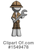 Gray Design Mascot Clipart #1549478 by Leo Blanchette