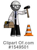 Gray Design Mascot Clipart #1549501 by Leo Blanchette