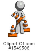 Gray Design Mascot Clipart #1549506 by Leo Blanchette
