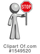 Gray Design Mascot Clipart #1549520 by Leo Blanchette