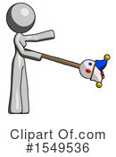 Gray Design Mascot Clipart #1549536 by Leo Blanchette