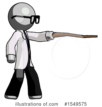 Royalty-Free (RF) Gray Design Mascot Clipart Illustration by Leo Blanchette - Stock Sample #1549575