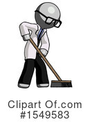 Gray Design Mascot Clipart #1549583 by Leo Blanchette