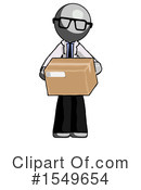Gray Design Mascot Clipart #1549654 by Leo Blanchette