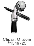 Gray Design Mascot Clipart #1549725 by Leo Blanchette