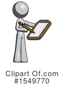 Gray Design Mascot Clipart #1549770 by Leo Blanchette