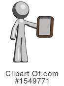 Gray Design Mascot Clipart #1549771 by Leo Blanchette